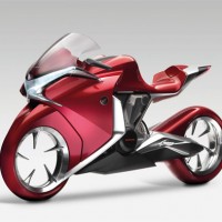 Motorcycle concept V4 par Honda.