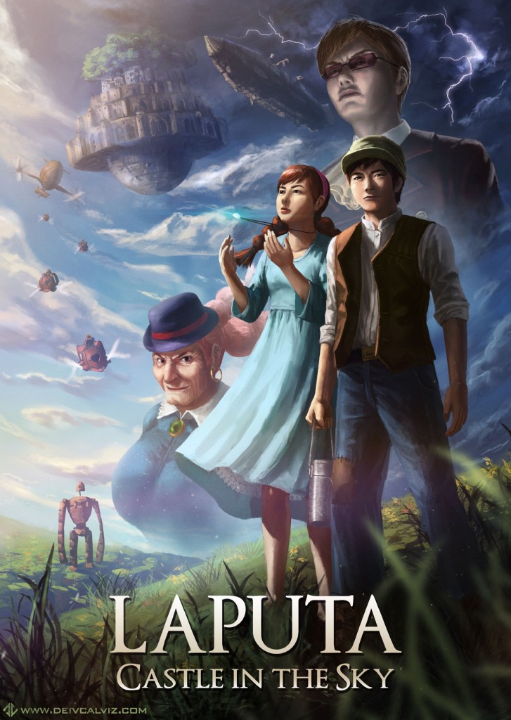 Laputa, affiche par ZAPHK.