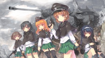 Girl und Panzer wp 3