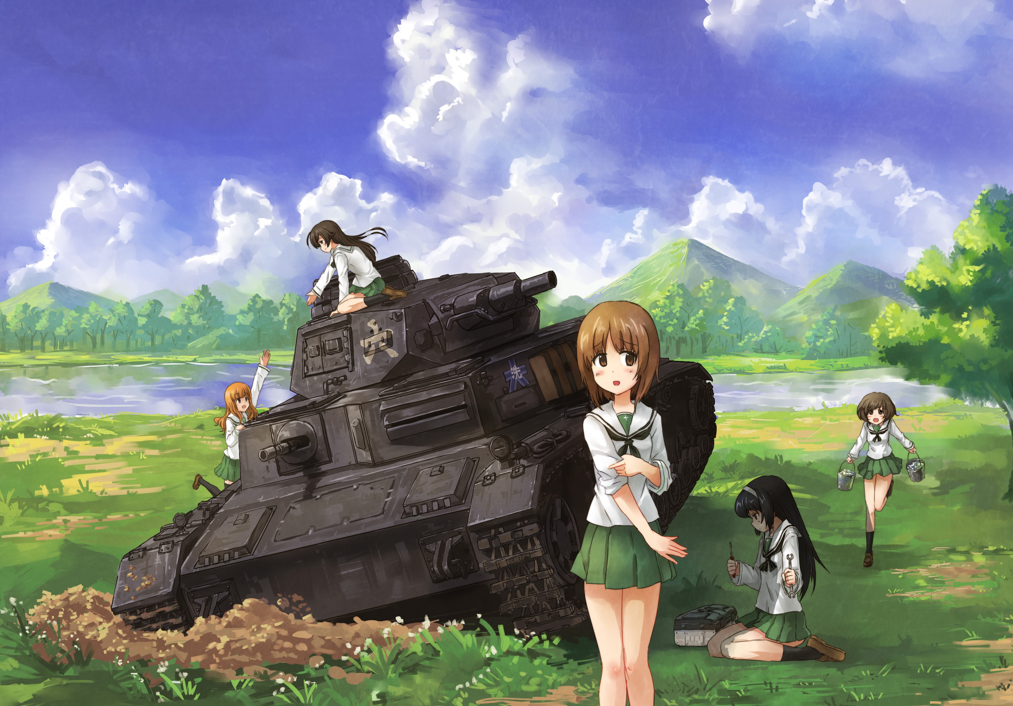 Girl und Panzer | Le site du Japon