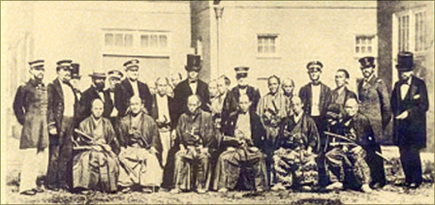 Ambassade japonaise aux Etats-Unis en 1860.