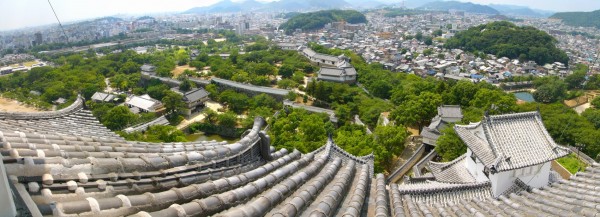 Vue panoramique du château de Himeiji