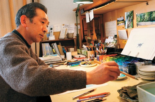 Oga Kazuo au travail