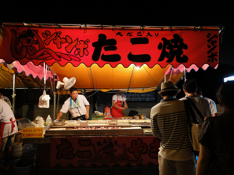 Takoyaki in festival by DT Johnson