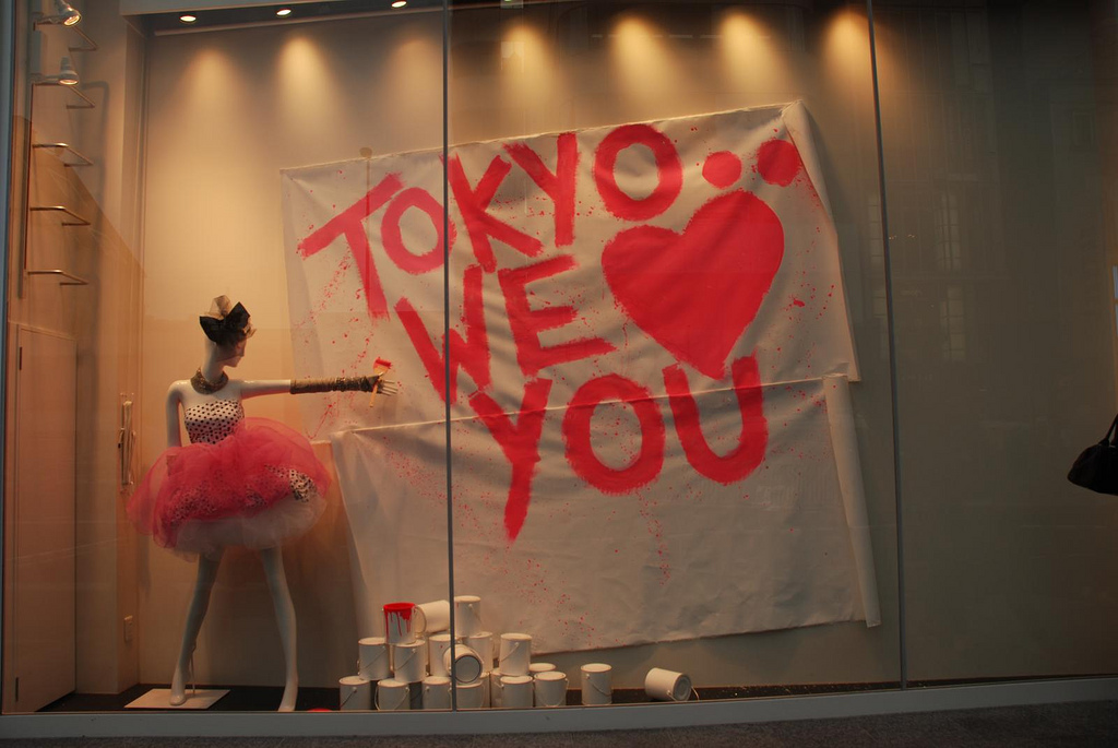 Tokyo "We love you" , Harajuku, par Xiquinhosilva.