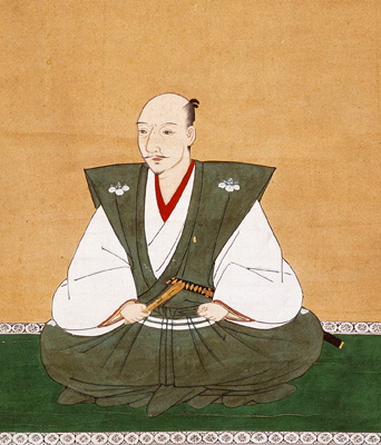 Oda Nobunaga, portrait par Kano Motohide, XVIe