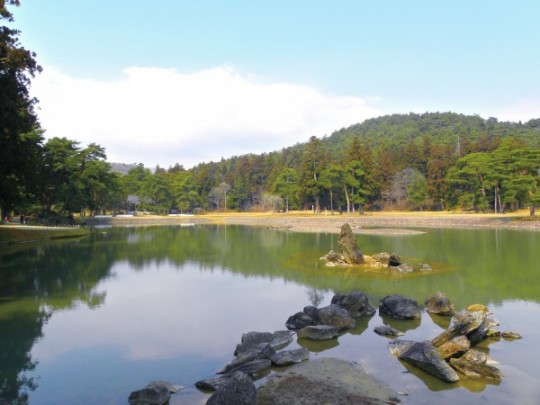 Mōtsū-ji, jardin de paradis à Hiraizumi.