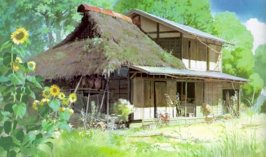 Maison dans Pompoko.