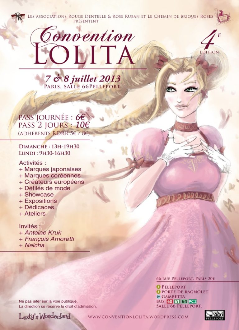 Lire la suite à propos de l’article La convention Lolita : 7 et 8 juillet à Paris.