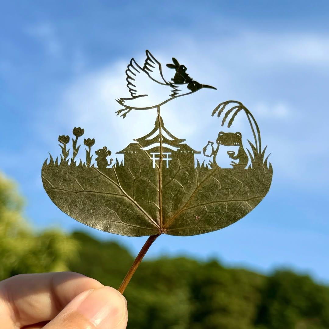 Art sur feuille
