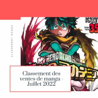 Lire la suite à propos de l’article Classement vente Manga juillet 2022 au Japon