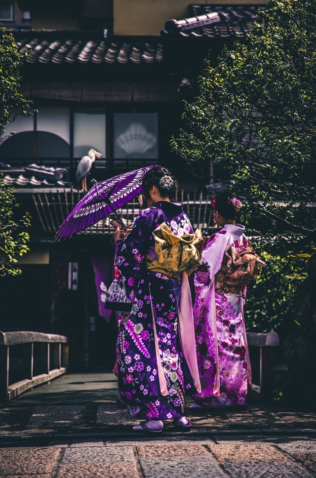 vêtements japonais kimono furisode
