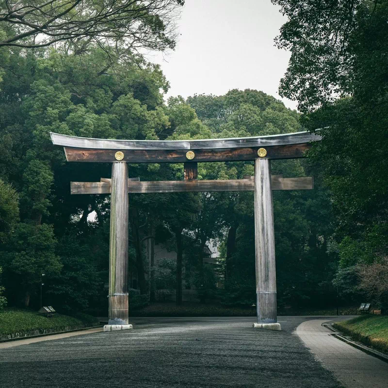 Temple Meiji grand torii