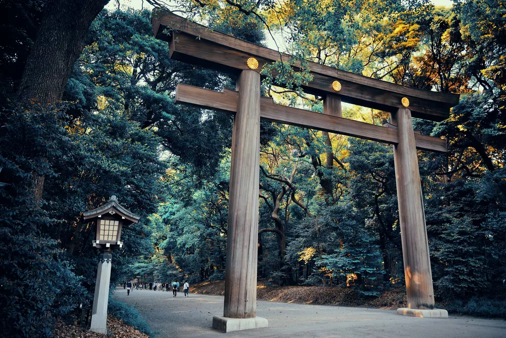 Torii - entrée du temple Meiji
